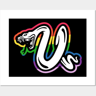 Snake Rainbow Posters and Art